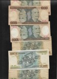 Brazilia 1000 cruzeiros 1981(86) F-VF pret pe bucata