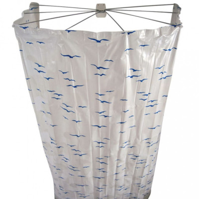 RIDDER Cabină de duș Ombrella, albastru, 200 cm, 58203 foto