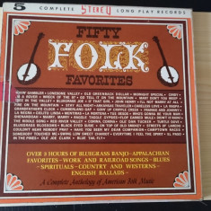 [Vinil] Fifty Folks Favorites A Complete Anthology of American Folk Music 5LP
