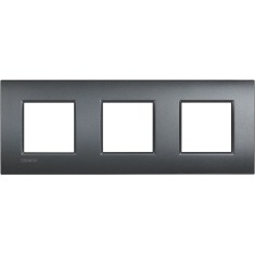 Rama Ornament AIR 3P Living Light Bticino antracit LNE4802M3AR
