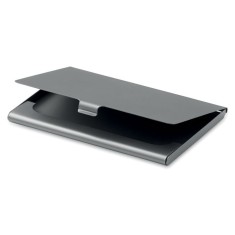 Suport carti de vizita mic si usor aluminiu, Dalimag, 95 x 65 x 7 mm