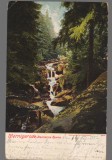 CPIB 23906 CARTE POSTALA - WERNIGERODE, STEINERNE RENNE - GERMANIA, 1905, STAMPILE