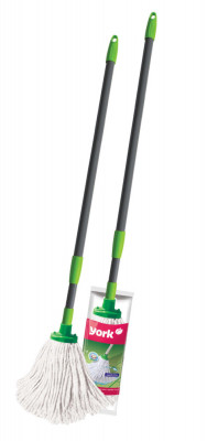 Cap MOP din bumbac cu m&amp;acirc;ner telescopic puternic (150 cm) - YORK - CLEAN HOUSE foto