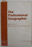 THE PROFESSIONAL GEOGRAPHER , JOURNAL OF THE ASSOCIATION OF AMERICAN GEOGRAPHERS , VOLUME 36 , NUMBER 4 , NOVEMBER 1984