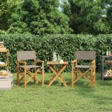 vidaXL Scaun de sufragerie 56 x 54 x 87 cm 100% poliester solid-teak 42032678