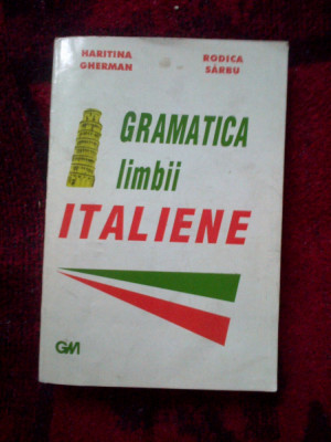 a8 GRAMATICA LIMBII ITALIENE - HARITINA GHERMAN/RODICA SIRBU foto