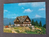 CPIB 23167 CARTE POSTALA - SINAIA, CABANA &quot;COTA 1300&quot;, CIRCULATA, 1973, STAMPILE, TIMBRU, AUTOTURISM