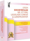 Legea societatilor nr. 31/1990 legislatie conexa si jurisprudenta: februarie 2026, Universul Juridic