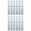 VidaXL Ancore de sol &icirc;n formă de L, 12 buc, oțel galvanizat, 5x5x50 cm 142302