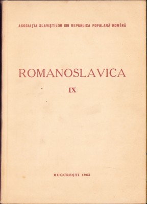 HST C1563 Romanoslavica IX/1963 foto