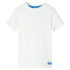 Tricou pentru copii, ecru, 92, vidaXL