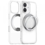 Husa MagSafe pentru Apple iPhone 17, Torras, Ostand R Fitness, Transparenta
