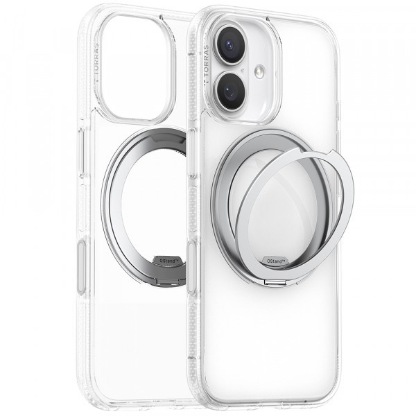Husa MagSafe pentru Apple iPhone 17, Torras, Ostand R Fitness, Transparenta