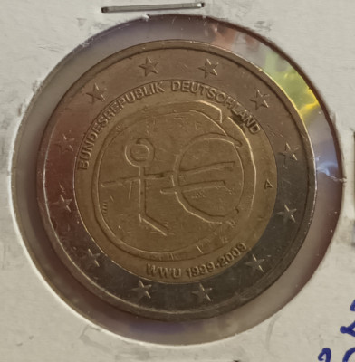 Moneda 2 euro comemorativa Germania 2009 A foto