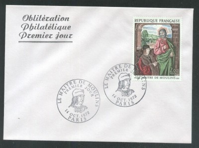 France 1972 Painting FDC K.402 foto