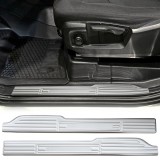 Ornamente protectie pentru pragurile interioare mate pentru Land Rover Defender L663 din 2020