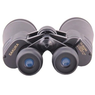 Binoclu profesional Sakura 10x-90x80 cu ZOOM activ x10 si lentilele antireflex foto