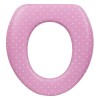 Reductor WC Copii Honey Baby, Moale, Fete, Culoare Roz cu Buline, Dimensiuni 31x28cm, Greutate Maxima 25kg, Oem