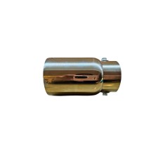 Ornament toba inox Premium, intrare 6.3 cm, lungime 13 cm, diametru exterior 7.5 cm Cod: 7100110