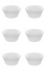 Set boluri, 6 piese, 1.5 L, Plastic, Transparent
