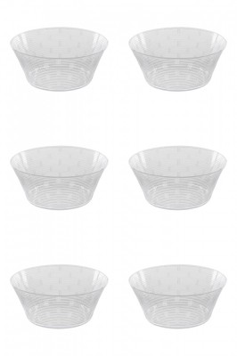 Set boluri, 6 piese, 1.5 L, Plastic, Transparent foto