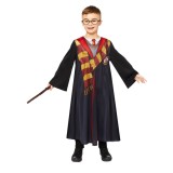 Costum Harry Potter Deluxe cu bagheta si ochelari pentru copii 12-14 ani 158 cm