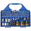 Set 116 Accesorii Minipolizor Strend Pro: Slefuire, Polizare, Frezare, Burghie, Benzi Abrazive, Perii - Prindere 3mm, Cutie Transport