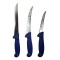 Set profesional de macelarie, dezosat, injunghiat, transat, filetat, 3 cutite otel carbon
