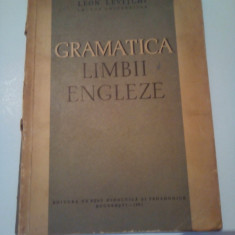 GRAMATICA LIMBII ENGLEZE ~ Lector univ. LEON LEVITCHI