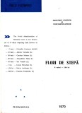 TSV - PLIANT DE PREZENTARE, FLORI DE STEPA, 1970 LP 719