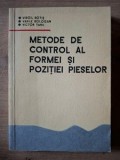 Metode de control al formei si pozitiei pieselor- Viril Botis, Vasile Bologan