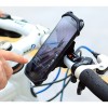 Suport Telefon pentru Bicicleta, Motocicleta, Trotineta, din Silicon 4-7 inch, Negru