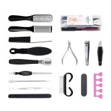 Set Pedichiura 26 Piese, Kit Profesional Ingrijire Unghii Acasa, Manichiura Femei