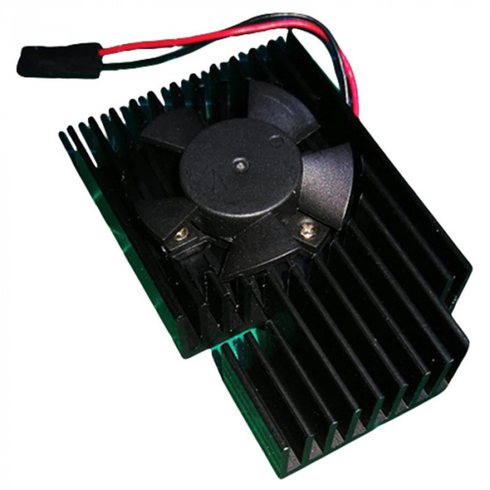 Radiator racire CNC pentru Raspberry Pi 4B/3B+/3B, cu ventilator,ZP-0042
