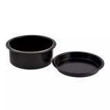 Set de insertii pentru friteuza cu aer cald, din otel antiaderent, 2 piese Handy KitchenServ
