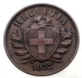 1.302 ELVETIA 2 RAPPEN 1932 B