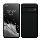 Husa kwmobile pentru Google Pixel 7 Pro, Silicon, Negru, 59452.01, Carcasa