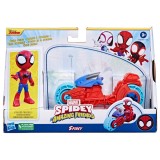 Set figurina cu motocicleta, Spidey, F7459