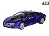 Model 1:36, Kinsmart, Bmw I8, Violet A11748FI, Carmotion