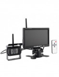 Kit marsarier wireless cu camera si display de 7inch 12V-24V, pentru Camioane, Autocare, Bus-uri