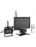 Kit marsarier wireless cu camera si display de 7inch 12V-24V, pentru Camioane, Autocare, Bus-uri, Xenon Bright