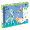 Djeco Joc Pictura Bile Sticla Animale, Joc Creativ Educativ 3-6 Ani, Set Arta Non-Toxic Fete Baieti