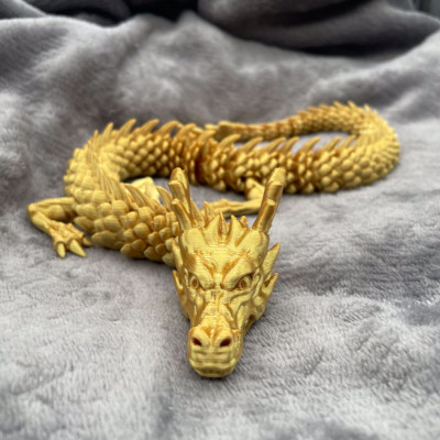 Flexi Chinese Dragon - Auriu foto