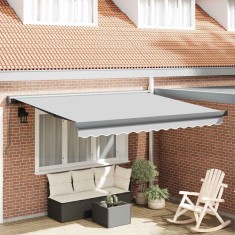 Copertină Antracit 3,5 x 2,5 m Metal