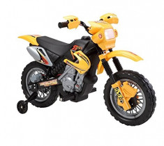 Motocicleta electrica pentru copii Enduro 30W | 6V #Galben foto