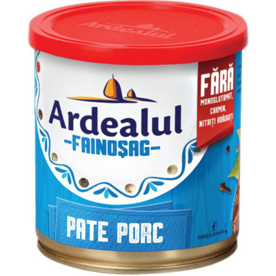 Pate de Porc Ardealul, 300 g, Pate Porc Ardealul, Pate din Ficat de Porc, Pate Ficat de Porc, Pate Ardealul cu Fainosag, Pate cu Fainosag, Pate Ardeal foto