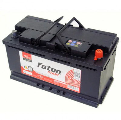 Baterie Auto, Foton Start, 12V 95Ah, Pornire 800A, Dimensiuni 353 x 175 x 190 mm Borna+ Dreapta foto