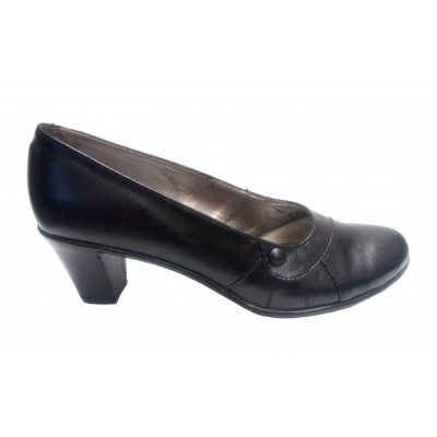 Pantofi dama piele naturala eleganti cu toc de 5cm PHP3NBOX2 foto