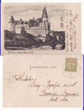 Hunedoara - Castelul-clasica, rara, TCV, Circulata, Printata