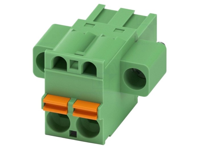 Conector regletă deconectabilă 2 pini, 5mm